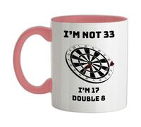 33rd Compleanno Freccette - Tazza IN Ceramica - Trenta Tre 33 Regalo Anni