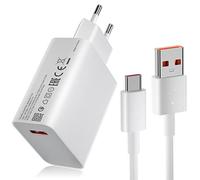 33W Caricabatterie Caricatore con Cavo USB C 1M per Turbo-Charge Caricabatterie rapido Adattatore Charge per Turbo Cavo USB Type-C per Xiaomi 11 Lite 11i/10T,per Redmi 15 15C 13x Note 14 13 12 11S 10