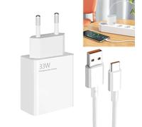 33w Caricabatterie per, 33W USB C Caricabatterie Rapido con Cavo USB C da 1,5m per Note 13/12/11/11S/9/10/11 Pro/12 Pro/13 Pro Ricarica Rapida per