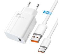 33w Originale per Xiaomi Caricabatterie 33w per Xiaomi con Cavo Usb C 2M, per Redmi Note 13 Pro, XiaoMi 14 Pad 6 Pad 5 11 Lite 11i Redmi 13C 12C Note 11S 12S Note 12 Pro 11 Pro 11T Pro