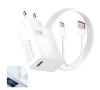33W Xiaomi Quick Charger with USB C Cable 2 m, Caricatore Xiaomi, Adapter Turbo Charger for Xiaomi 11 Lite/Mi 11i/10T Lite/Mi 10T Pro/Mi 10T/Redmi Note 13 5G 12S 11 11S 10 Pro etc