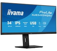iiyama XUB3493WQSU-B6 Monitor, 34", IPS, 3440x1440/120Hz, 2H2DP, HAS