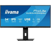 iiyama XUB3493WQSU-B6 Monitor, 34", IPS, 3440x1440/120Hz, 2H2DP, HAS