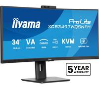 iiyama XCB3497WQSNPH-B1 34" VA 3440x1440 350cd/m2 0,4ms 2xHDMI DP USB 5 anni di garanzia