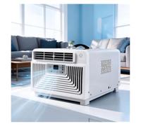 3400 BTU Raffreddamento E Riscaldamento Aria Condizionata Portatile | Dispositivo 4-in-1 Rinfrescatore D'aria, Con Telecomando Display Digitale, Senza Scarico, Modalità Sonno Silenziosa(110V)