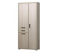 3400OLM Montato Armadio 3 ante + cassetto scocca spessore 25mm fintura olmo 75,3L x 175H x 33P