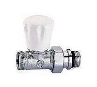 341302 3/8 Valvola manuale per radiatori, attacchi diritti, CALEFFI