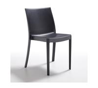 3425 Q.TA' 1 SEDIA POLIPROPILENE PERLA ANTRACITE