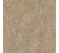 34255 - The New Design Libro Motivo Astratto Bronzo Marrone Galerie Parati