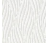 34258 - The New Design Libro Geometrico Righe Bianco Galerie Carta da Parati