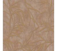 34288 - The New Design Libro Albero Foglia Bronzo Marrone Galerie Carta da