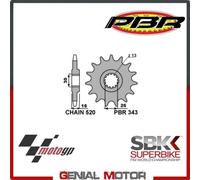 343 16 18NC Pignone PBR Passo 520 - 16 Denti per HONDA VFR-R 1988 > 1992