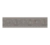 343053 - Versace Greco Mitologia Grigio Argento AS Creation Bordo Carta da