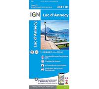 IGN Carta 3431OT Lago di Annecy TU