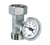 3433 34 Portatermometro cromato completo di termometro bimetallico ATT 3/4" FAR