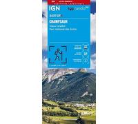 3437OTR CHAMPSAUR.VIEUX CHAILLOL PN ECRINS - RESISTANTE /RECTO-VERSO: 1:25000