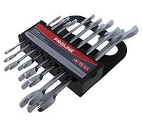 34408 Set di chiavi piatte in acciaio al cromo-vanadio 8 pz. PROLINE