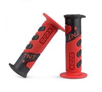 344199 COPPIA MANOPOLE TNT RACING GRIP 922X ROSSO/NERO