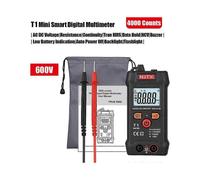 (345) Multimetro digitale intelligente professionale Mini tester automobilistico True RMS Ncv 600v AC