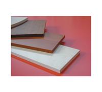 34558 Q.TA' 5 MENSOLA SQUADRATA FRASSINO BIANCO 30X1,8X 80 CM