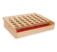 small foot 3460 family game Four in a row travel version, made of wood Classic