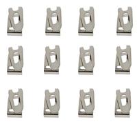 346449-3 ganci per cintura resistenti adatti per utensili cordless Makita, design sottile e corto con kit di viti, compatibili con 324705-1 346034-2 346317-0 BTD140 BTD142 (confezione da 12)