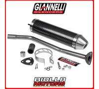 Giannelli Terminale Scarico 34646HF Enduro 2T Carbonio Aprilia RX 50 (06-15)