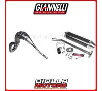 34648HF+34650HF MARMITTA GIANNELLI DERBI DRD PRO 50 SM 2006 CARBONIO