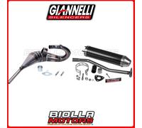 34659HF+34631HF MARMITTA GIANNELLI DERBI SENDA 50 R 1999 CARBONIO
