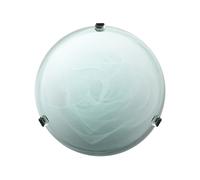 34787 Q.TA' 5 PLAFONIERA DUNA ALABASTRO BIANCO D 30 CM