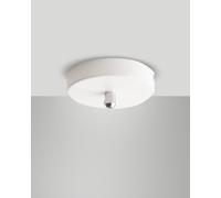 3481-57-102 EDISON MONTATURA BIANCA TONDA 1 FORO d.13cm