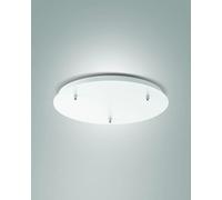 3481-58-102 EDISON MONTATURA BIANCA TONDA 3 FORI D.40cm