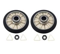 349241T Kit rullo di supporto tamburo posteriore asciugatrice compatibile con asciugatrici Kenmore e Whirlpool 26000349241,337089,3389901,3397588
