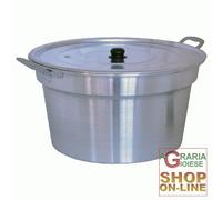 34990 PENTOLA A CALDAIA IN ALLUMINIO CON COPERCHIO CM. 44