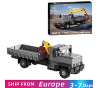 349PCS Classico Gru Camion Building Blocks Città Trasporto Modello di Auto Mattoni Decorazione Display Giocattolo Fai Da Te Per I Bambini Regali di Festa With Box