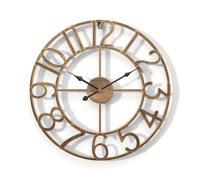 34cm 40cm Vintage Metallo per Orologio Esterno Facile da Leggere Movimento Silen
