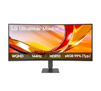 LG UltraWide Monitor 34U620B-B: Curvo UWQHD 1440p VA 34", 144Hz, 5ms GtG, HDR10, FreeSync Premium, display AS, modalità lettore e sfarfallio, risparmio energetico intelligente, DP 1.4, HDMI, nero