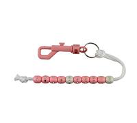 34mm punteggio punteggio Bead colpo colpo contatore custode con clip - rosa. professionisti della moda