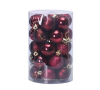 34PCS 40mm Palline di Natale Ornamento Set Finiture Assortite per Uso Vacanze