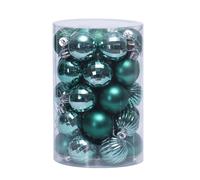 34PCS 40mm Palline di Natale Ornamento Set Finiture Assortite per Uso Vacanze
