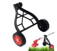 34x35x12 Cm Ruote Di Supporto Per Decespugliatore, Ruota Di Supporto Del Trimmer Regolabile, Ruote Ausiliarie Per Tosaerba, Ruota Per Tagliabordi, Attacco Per Tosaerba A Ruotas Per Decespugliatore