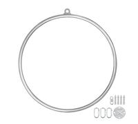 35 0kg/770lbs Anello aereo set yoga circo tetto aeriale a doppio punto diametro. In 9 0 cm 85 cm 80 cm Body building for la perdita di peso,Attrezzatura Efficiente(85CM Double Point)
