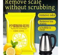 35/12/6/1 pezzo Decalcificante per bollitore elettrico all'acido citrico, rimuove macchie di tè, pulitore per teiera, per cucina, bagno, casa, forniture per uso domestico multiuso, in metallo, polvere