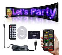 35.35 ''x7.56 '' Scorrimento Luminoso Pubblicità Segnali LED, Segno Programmabile FPCB Pannello Matrice Flessibile, USB LED Segni App Controllo Testo Personalizzato Animazione Display a LED per