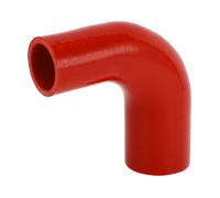 35-45mm 1.38"-1.77" ID 100mm 3.94" Lungo 90 gradi Tubo flessibile silicone rosso