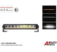 35.6cm LED Work & Pericolo Luce Barra 12v 24v R65 E9 Camion Atv SUV 4X4