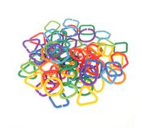 35/70 pz Anelli di Collegamento di apprendimento, Fibbia a Catena per Puzzle per educazione precoce, Giocattolo di stimolazione sensoriale per Giocattoli da Viaggio per Bambini