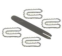 35 cm / 1,3 mm / 3/8" / 50 TG Barra guida + 4 catene compatibili con Stihl 021 MS 210