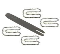35 cm; 1,3 mm; 3/8"; spada da 50 TG + 4 catene - Set compatibile con motosega Stihl
