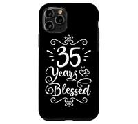 35° Compleanno 35 Anni Beati Religiosi Inspirational Custodia per iPhone 11 Pro